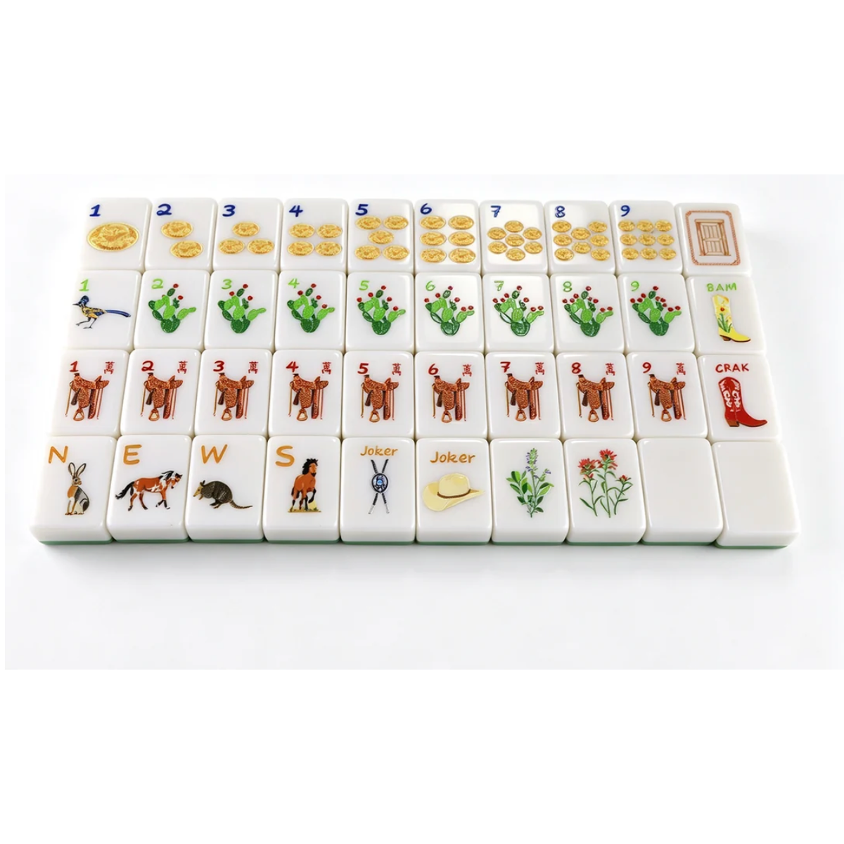 KEVA - Out West Mahjong Tiles