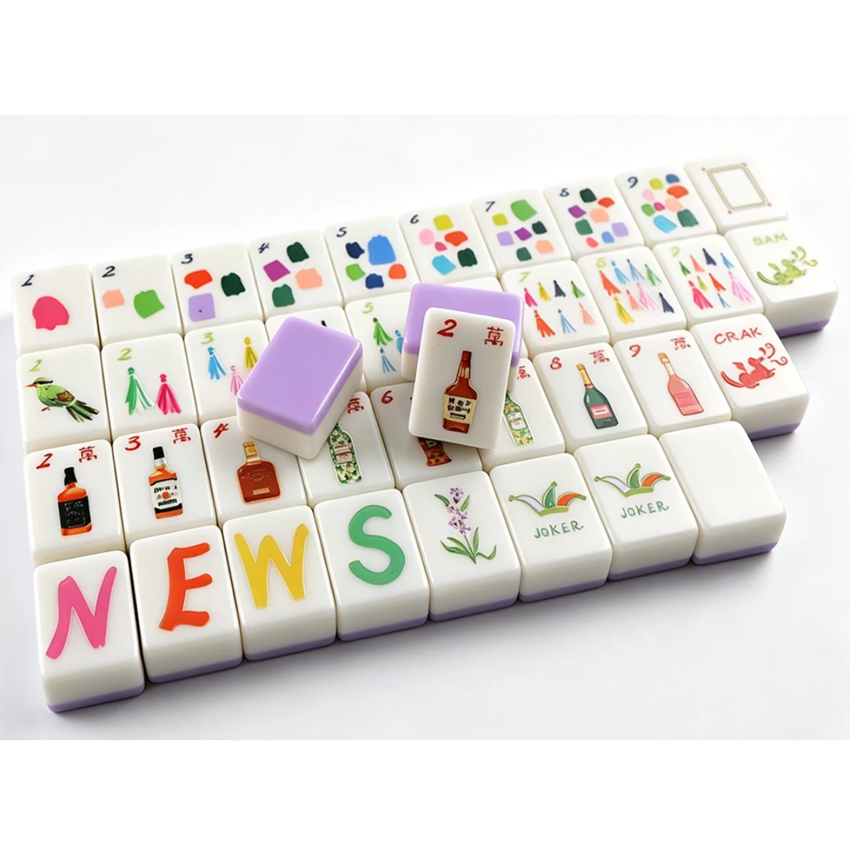 KEVA - Cocktails Mahjong Tiles