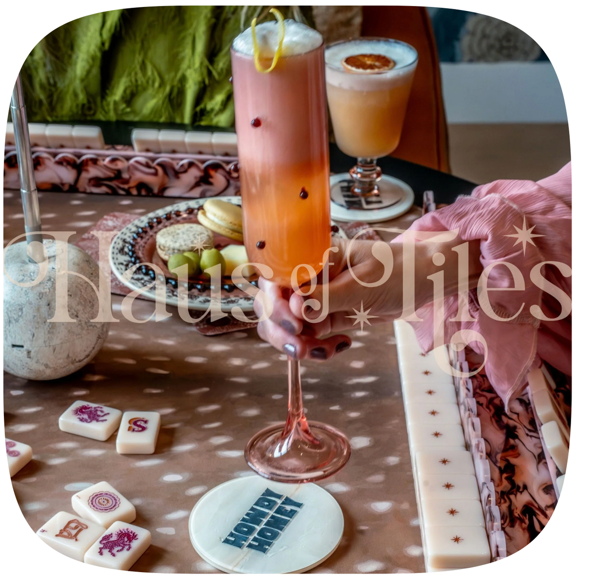 Haus of Tiles Fieldmark Mahjong Mat | No Grommet