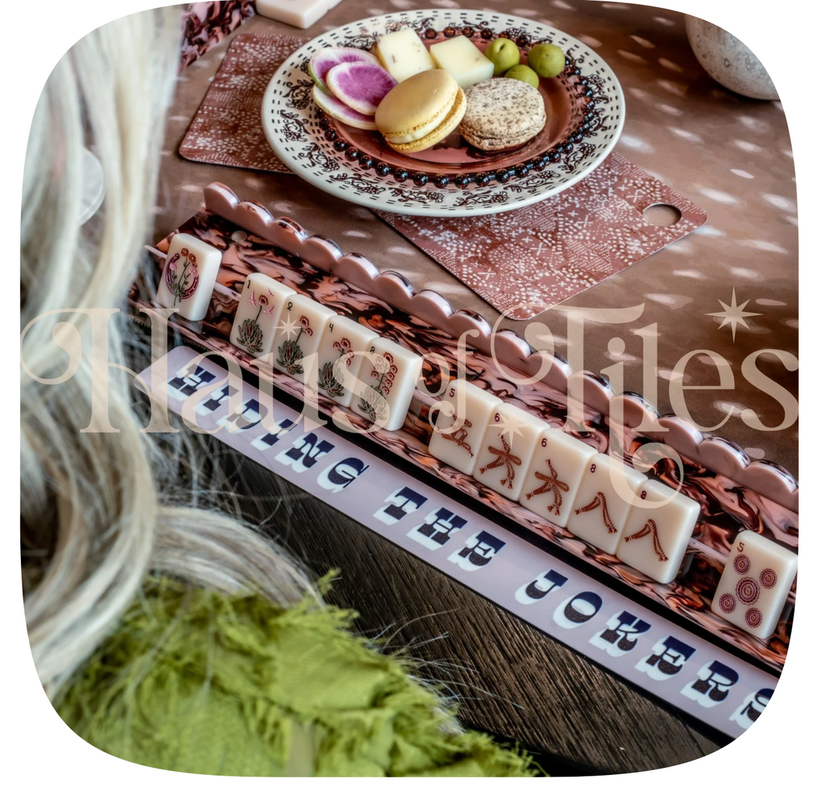 Haus of Tiles Fieldmark Mahjong Mat | No Grommet