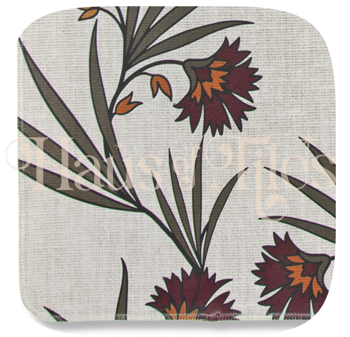 Haus of Tiles Isla Flora Mahjong Mat | No Grommet