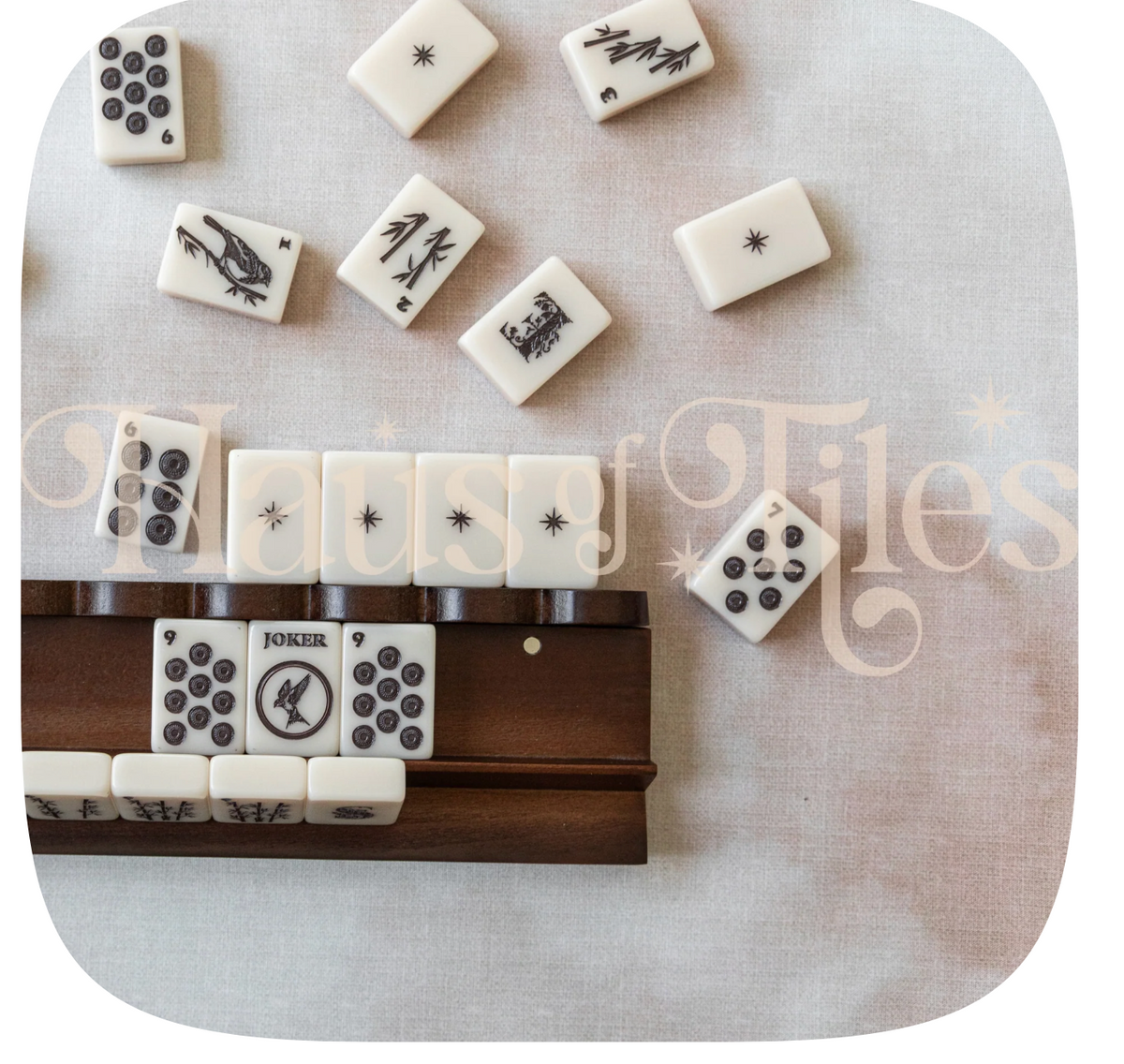 Haus of Tiles Looma Mahjong Mat | No Grommet
