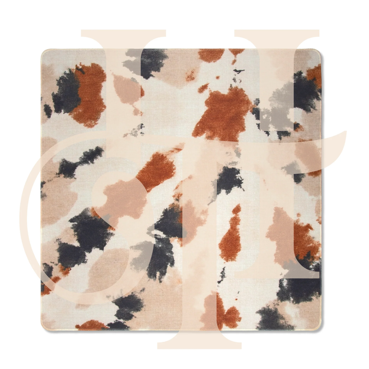 Haus of Tiles Sable Bloom Mahjong Mat | No Grommet