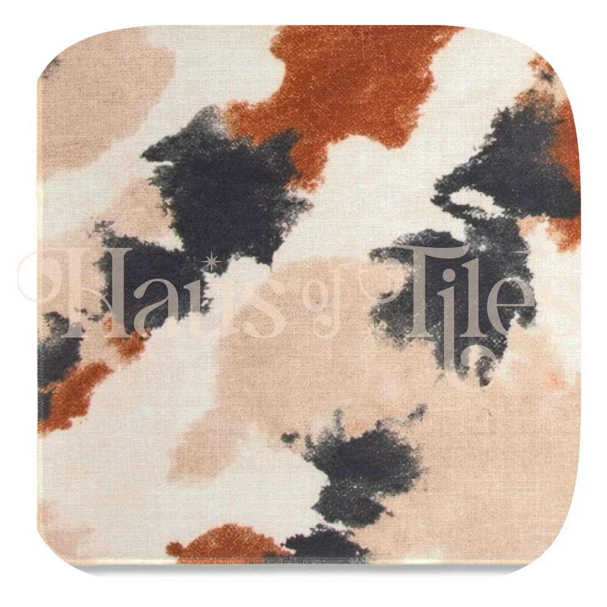 Haus of Tiles Sable Bloom Mahjong Mat | No Grommet