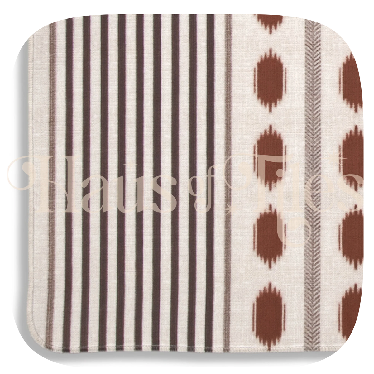 Haus of Tiles Stripe Mahjong Mat | No Grommet