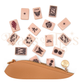 Haus of Tiles Petal & Loom Peony Mahjong Tile Set