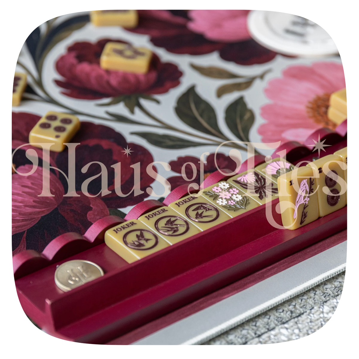 Haus of Tiles Haus No. 88 Olive Grove Mahjong Tile Set