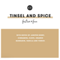 capriBLUE | Tinsel & Spice Holiday Pattern Play Petite Candle