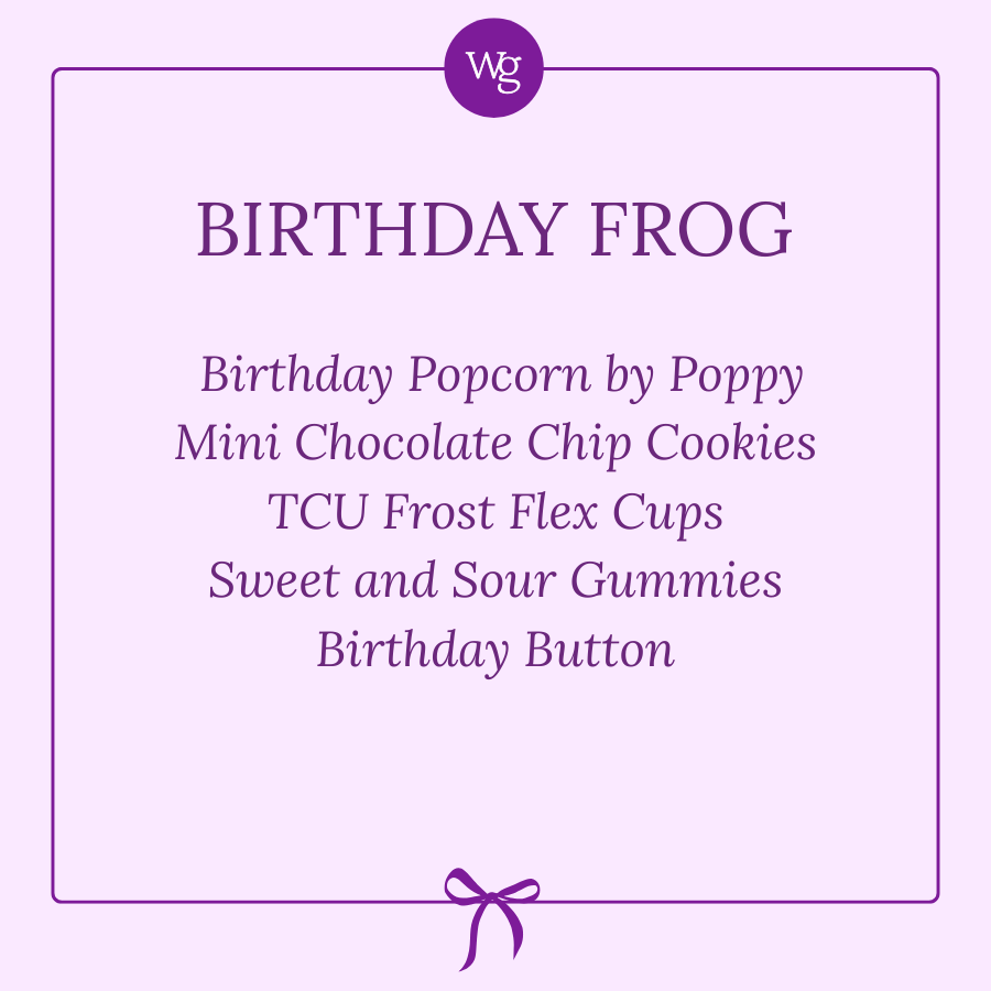 Happy Birthday Frog