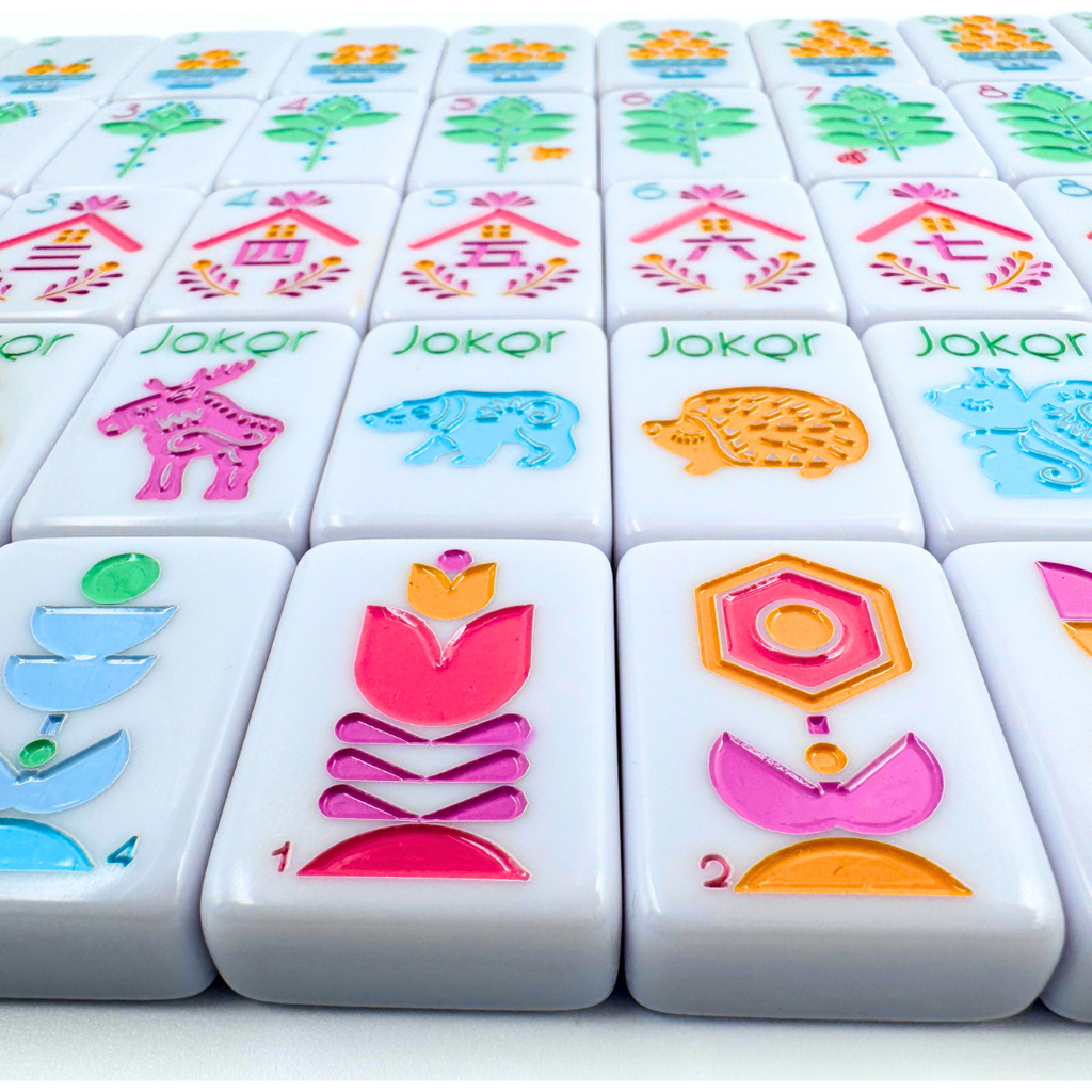 LIMITED TIME SALE  - My Fair Mahjong - THE SCANDINAVIAN FOLK ART SERIES | Mahjong with Nordic Style