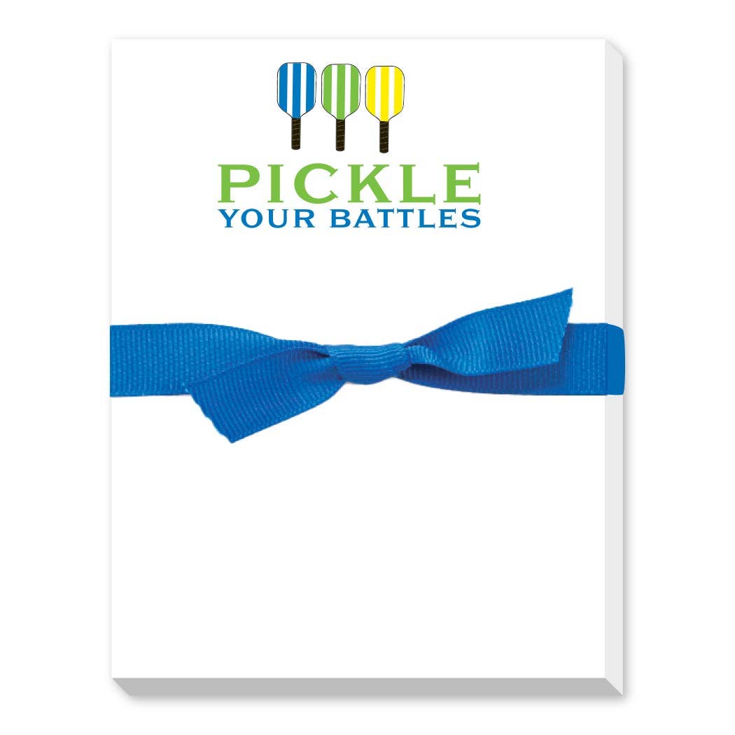 Donovan Designs - PICKLE YOUR BATTLES MINI NOTEPAD