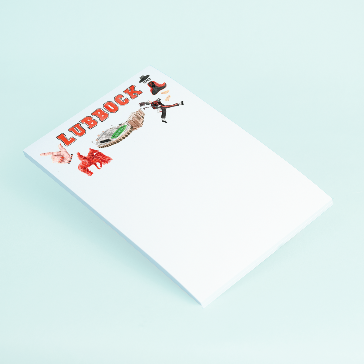 Lubbock Pattern Notepad