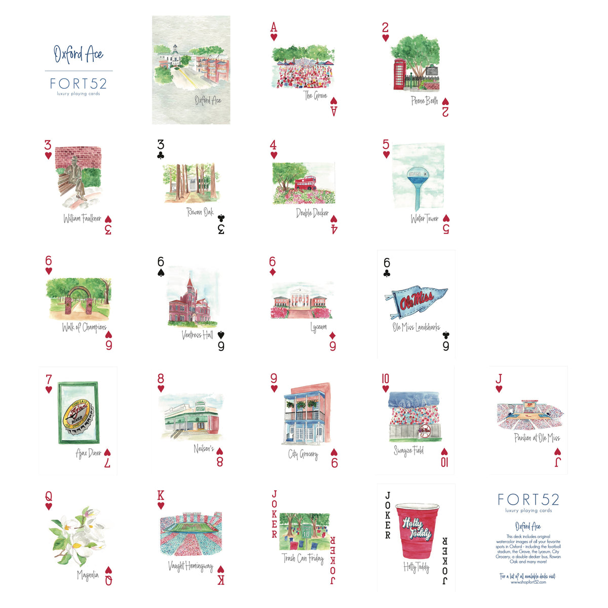 Oxford Ace Playing Cards