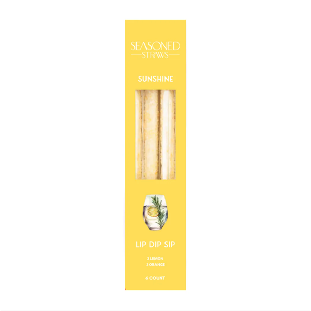 Seasoned Straws - Sunshine 6ct.