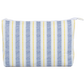 Medium Tyvek® Zipper Pouch | Orange Plaid