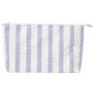 Medium Tyvek® Zipper Pouch | Papagallo Stripe