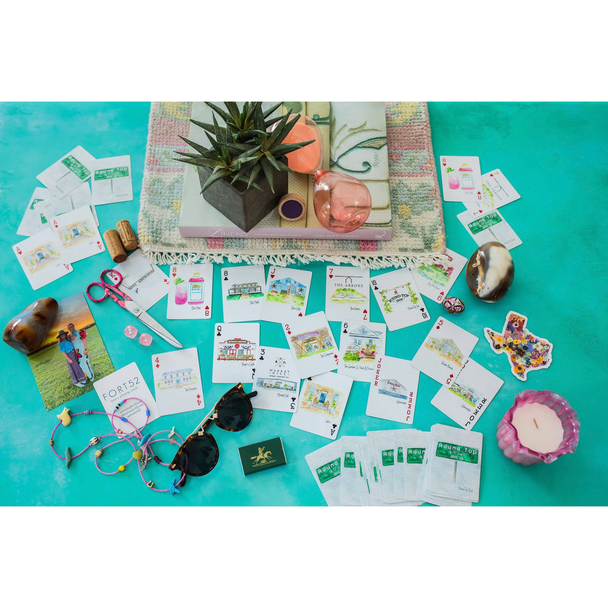 Round Top Trick Playing Cards
