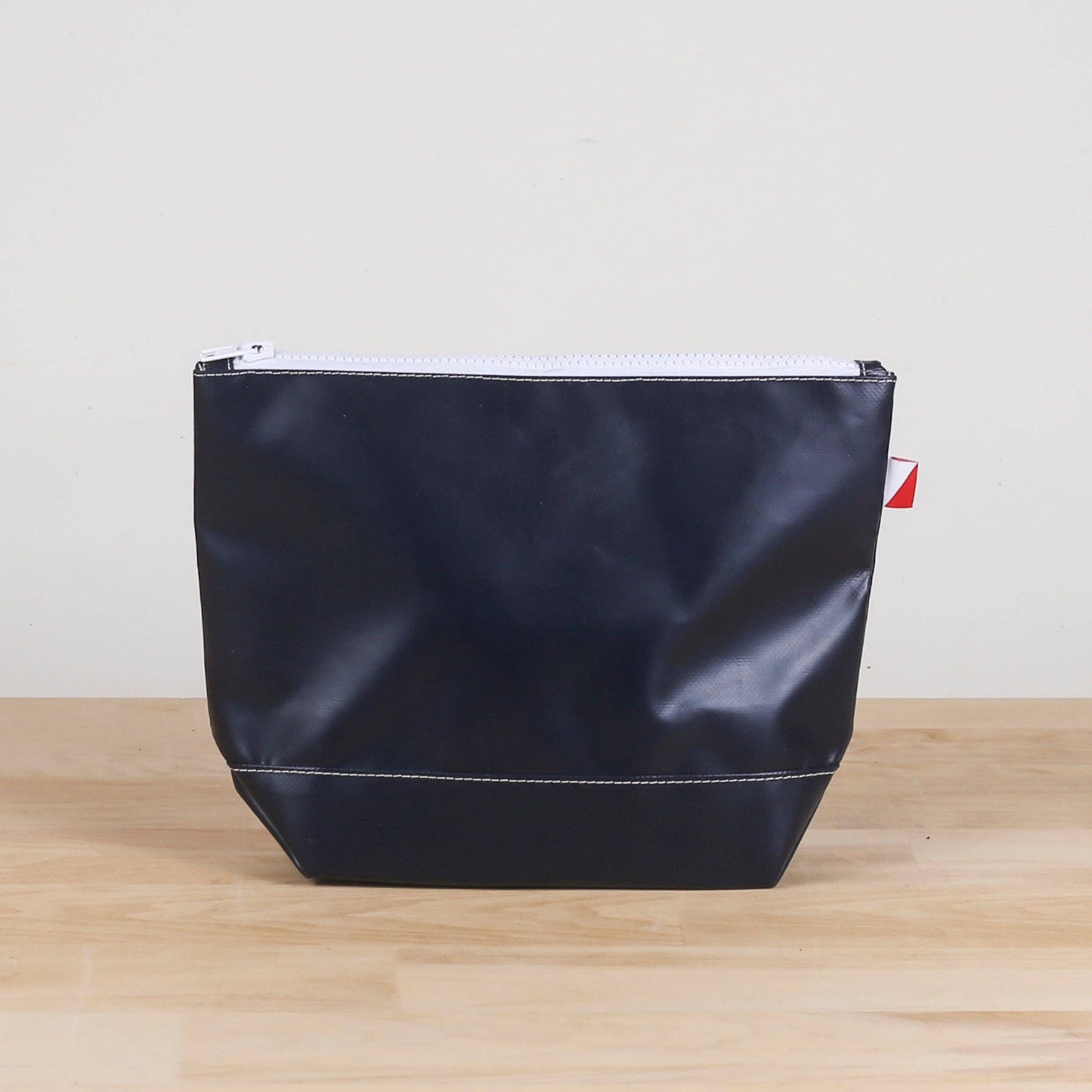 ShoreBags - Big Sur Splash Zip Pouch: Capri Blue / 11"W x 8"H x 3.5" D