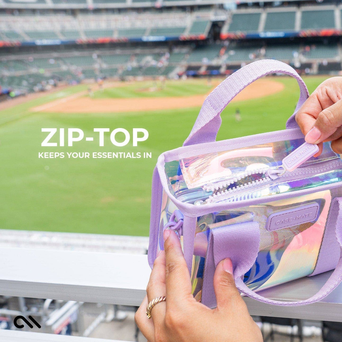 Clear Stadium Bag: Midnight Black - Case-Mate