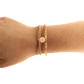 Beaded Blondes - Chi Omega Charm Bracelet: Standard 6.75 inch