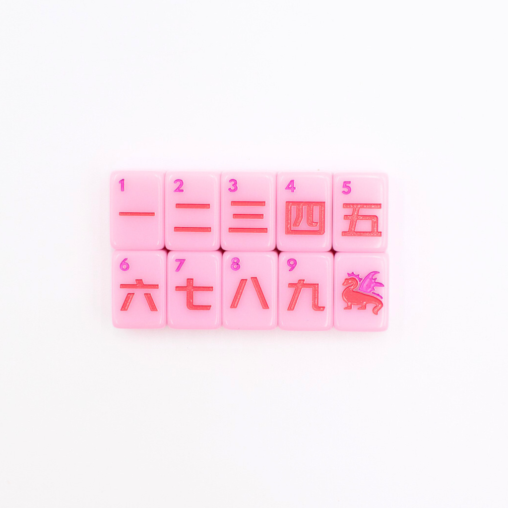 LIMITED TIME SALE  - My Fair Mahjong - MINI TRAVEL MAHJONG  |  Mini Anywhere Series  |  Pink
