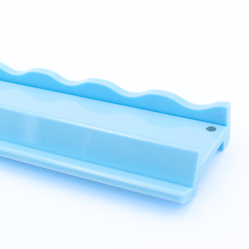 My Fair Mahjong - MAHJONG RACK PUSHERS - MAGNETIC  |  Premium Acrylic  |  Set of 4: Confetti-Wavy-Blue