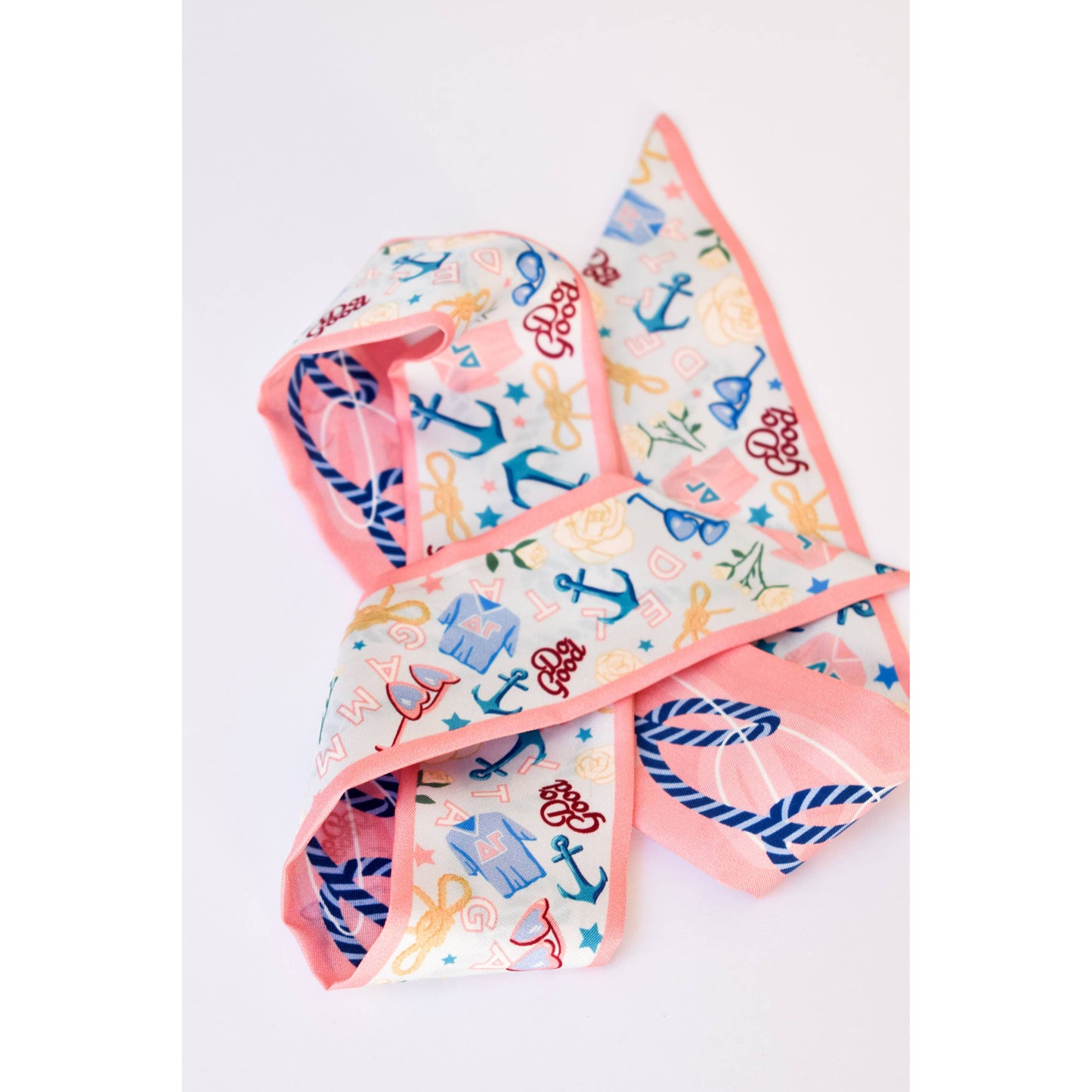 Saturday Silks - Delta Gamma Skinny Scarf