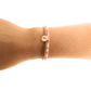 Beaded Blondes - Phi Mu Charm Bracelet: Standard 6.75 inch