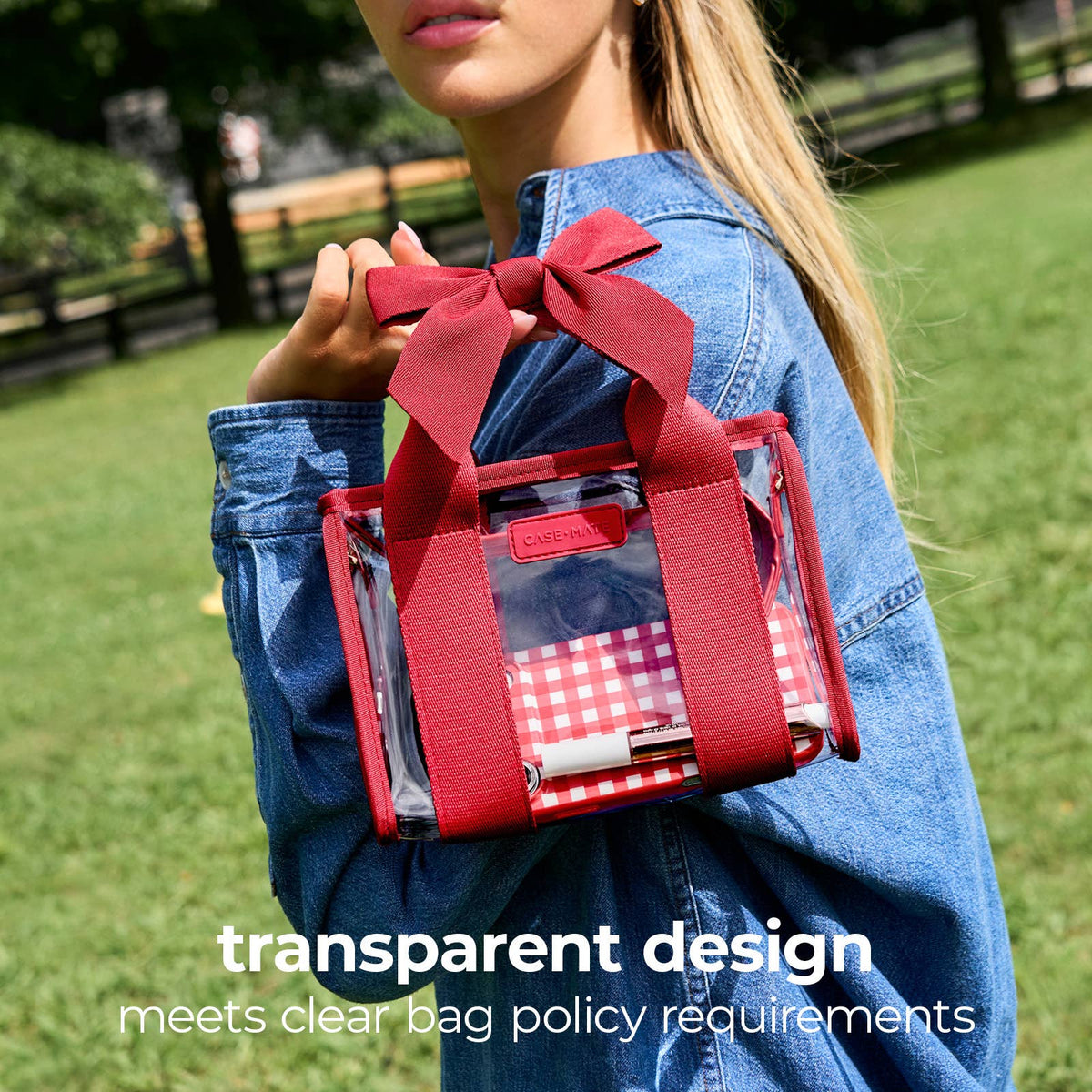 Clear Stadium Bag: Midnight Black - Case-Mate