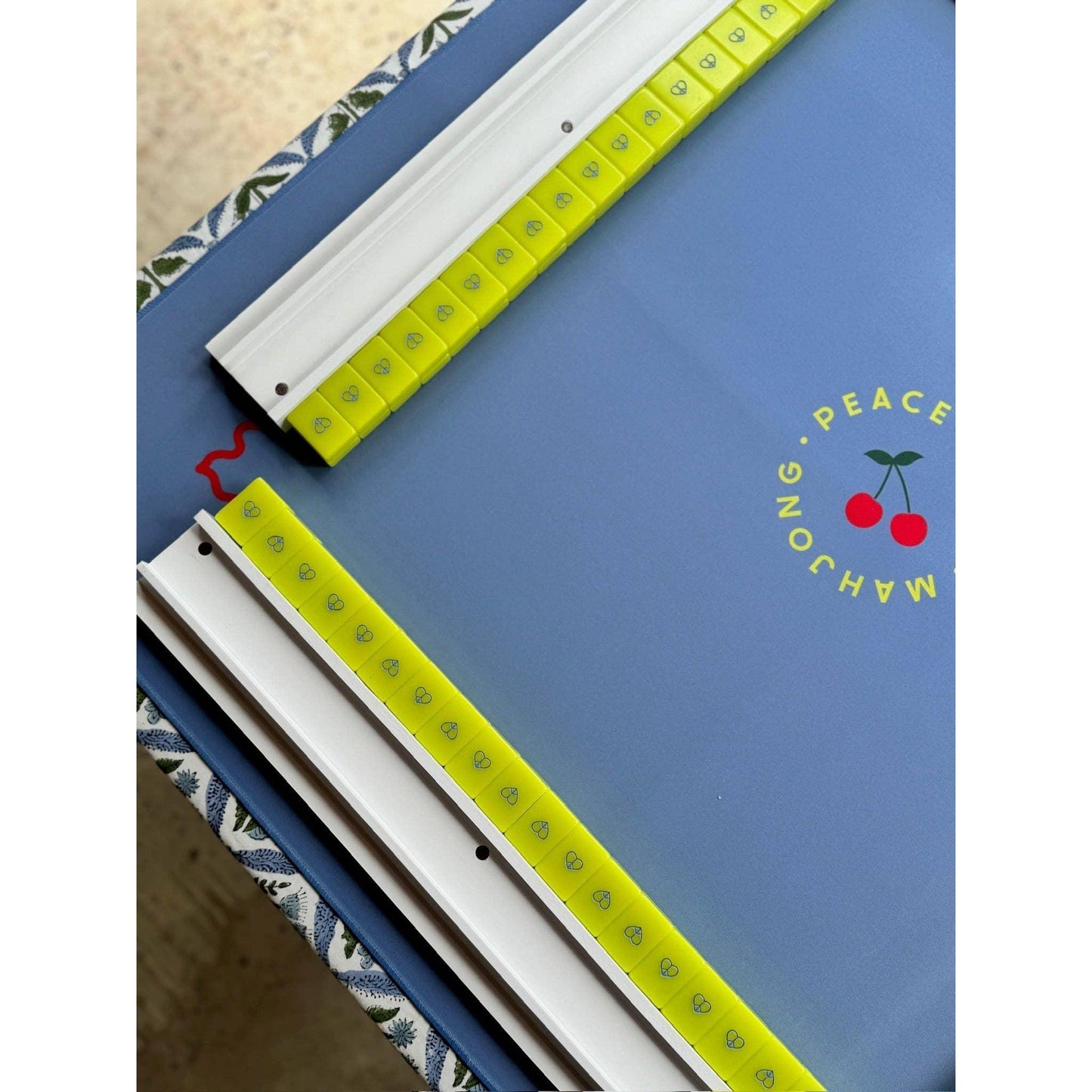 Peace Love Mahjong - Mod Tiles - Chartreuse: Chartreuse