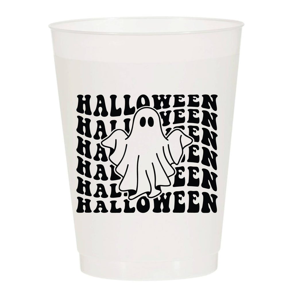 Ghost Halloween Frosted Cups - Halloween: Pack of 6