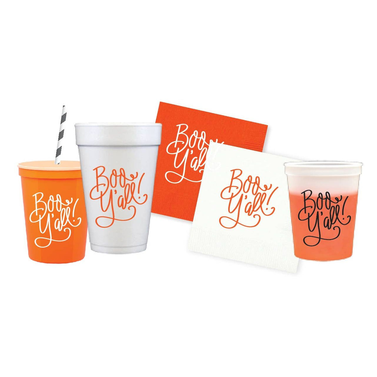 Boo Y'all! | Halloween Napkins