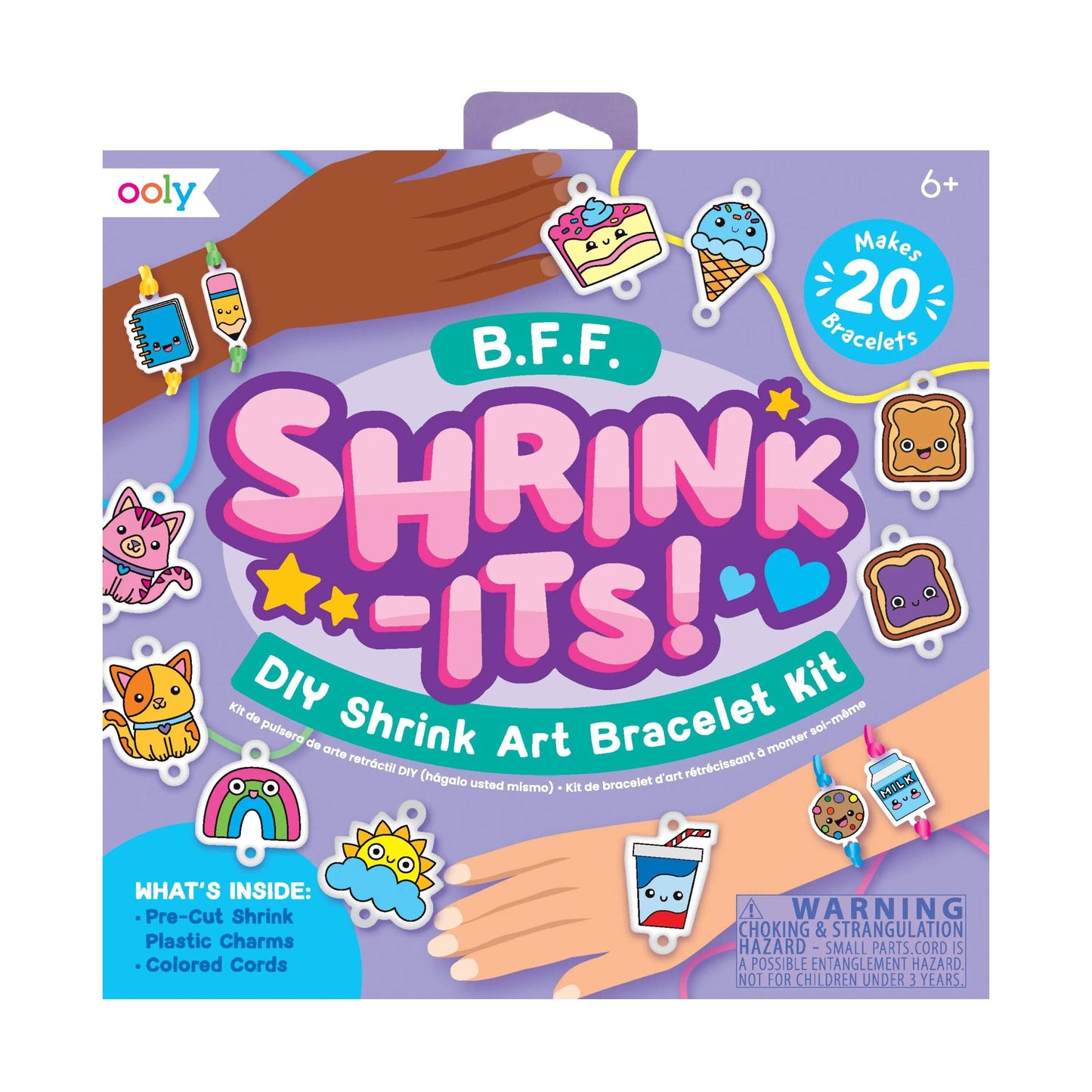 Shrink-Its! D.I.Y. Shrink Art Bracelets Kit - B.F.F.