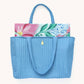 Simplified by Emily Ley - Quilted Tote Bag - French Blue