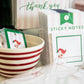 Santa Cabana Stripes Sticky Notes