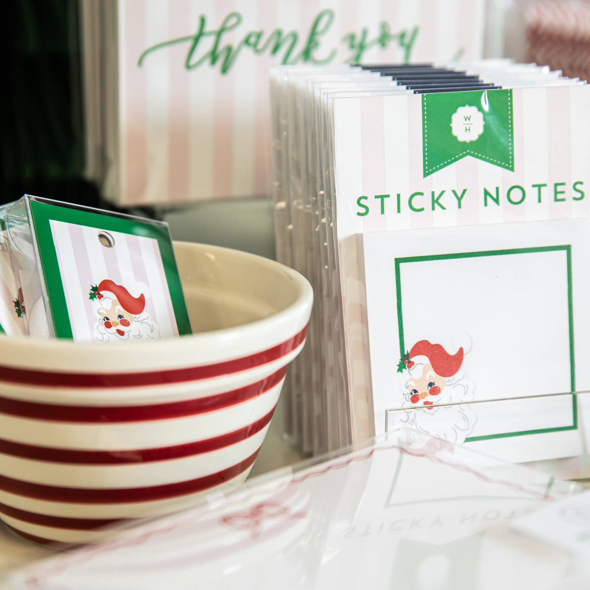 Santa Cabana Stripes Sticky Notes