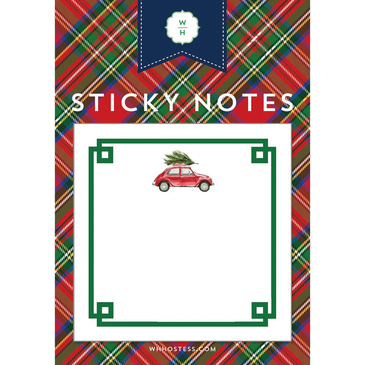 Christmas Car Sticky Notes