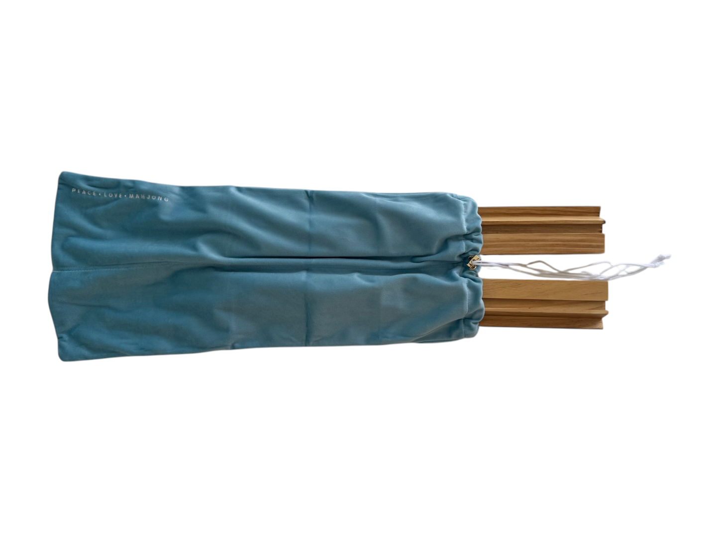 Peace Love Mahjong - Rack Bag: Aqua