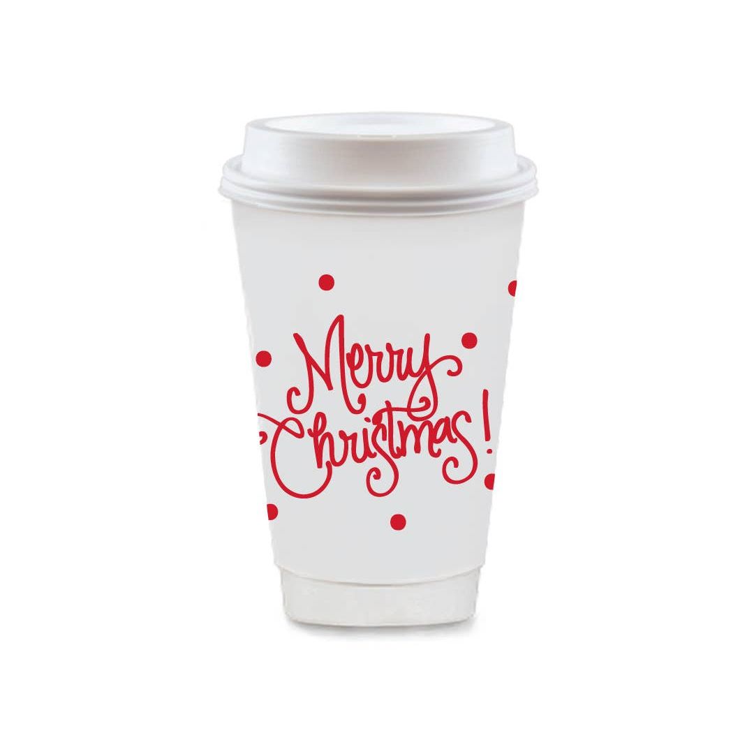 Merry Christmas | Red To-Go Coffee Cups