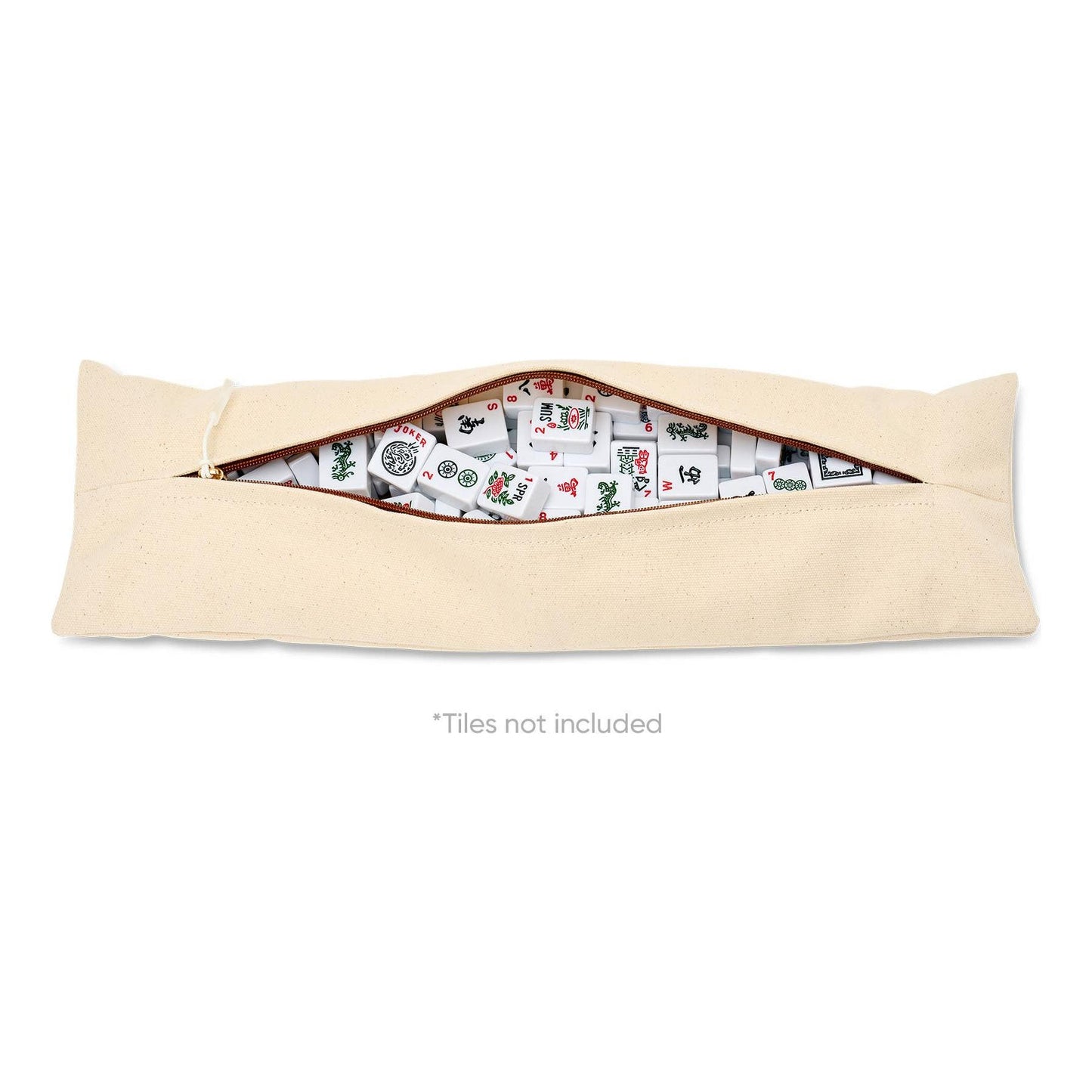 "Margo" Natural Mahjong Tote