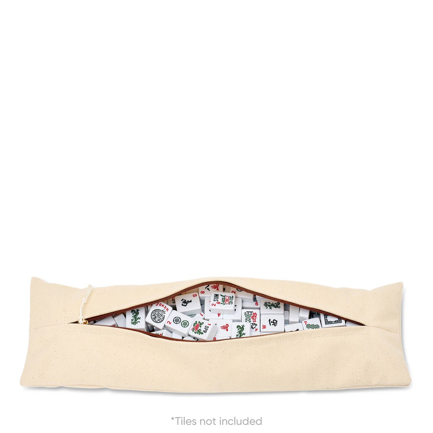 Boulevard - "Margo" Natural Mahjong Tote : PINK PUNCH