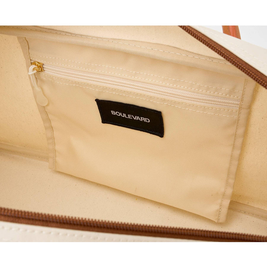 "Margo" Natural Mahjong Tote