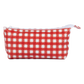 Small Tyvek® Zipper Pouch | Cowtown Stripe