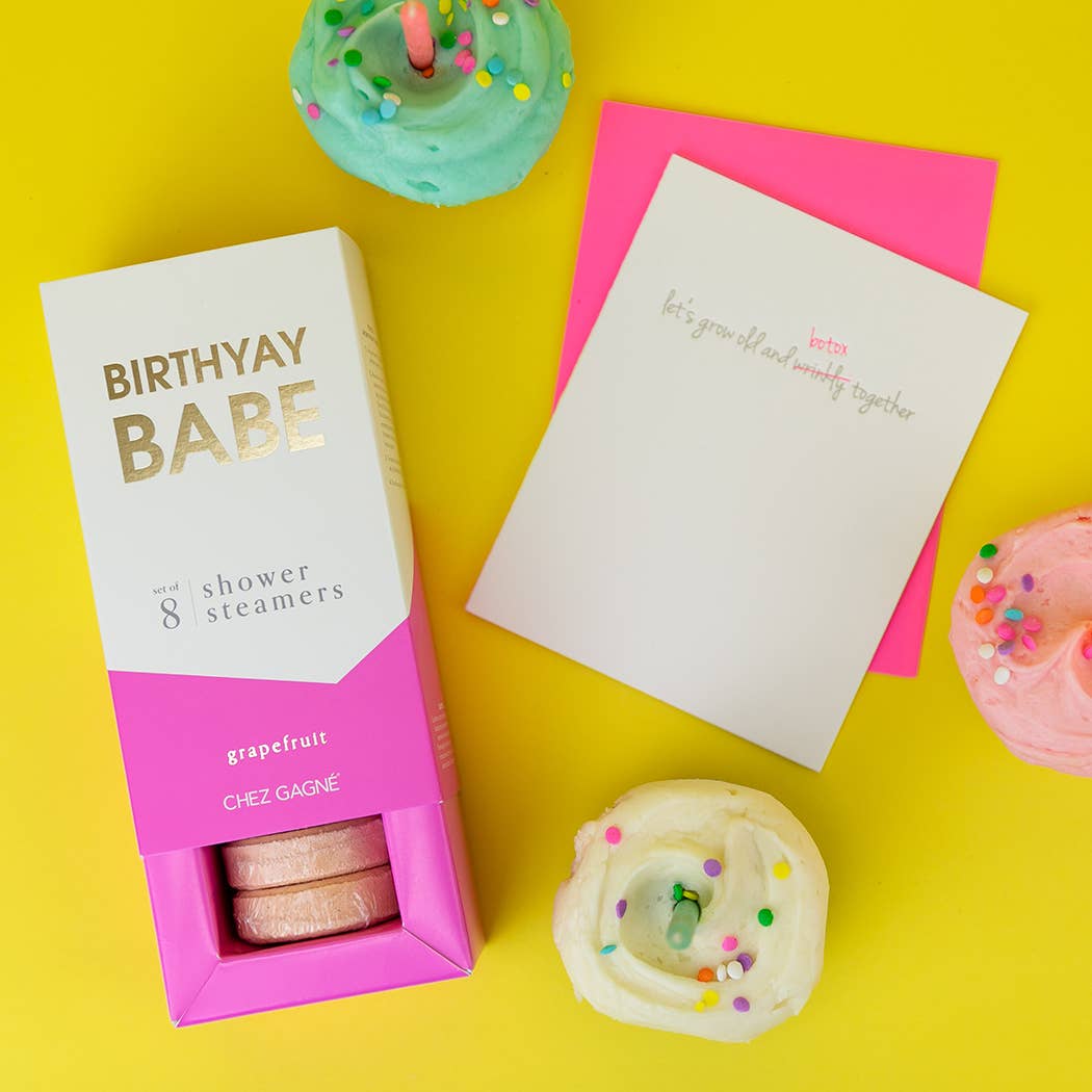 Birthyay Babe - Birthday Shower Steamers - Grapefruit - Chez Gagné