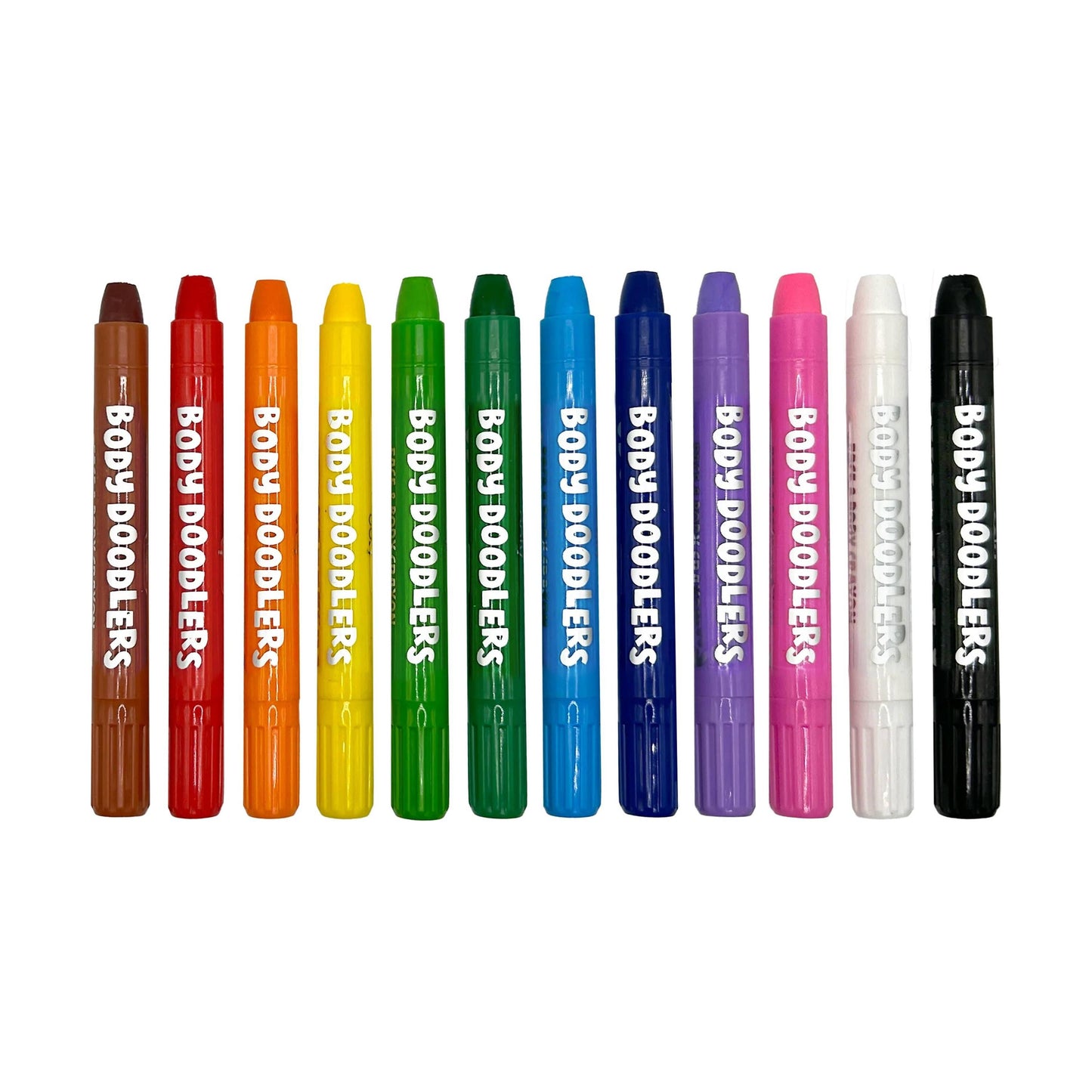 Body Doodlers Face & Body Crayons - Set of 12 Colors
