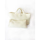 Peace Love Mahjong - Mahjong Bag - Woven Carryall with Matching Tile Pouch: Orchid