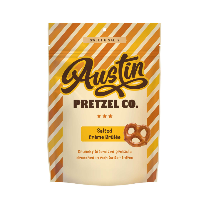 Salted Crème Brûlée Pretzels