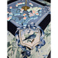 TAYLOR GRAY - Mahjong Mat Blue Bam Bird