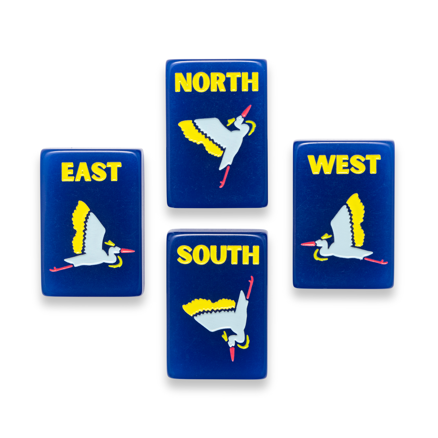 Amahj Line - Signature Engraved Tile Set- Navy