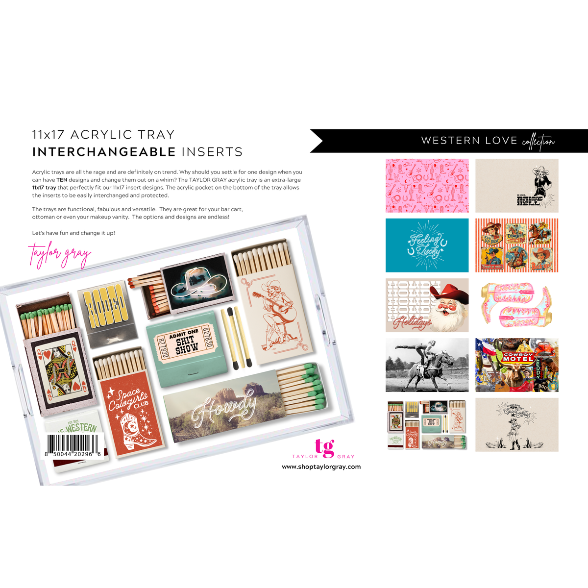 WESTERN LOVE insert set | 11X17